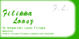 filippa loosz business card